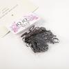 Black Thick Elastic Hair Bands: No-Damage Hair Ties for Women & Kids