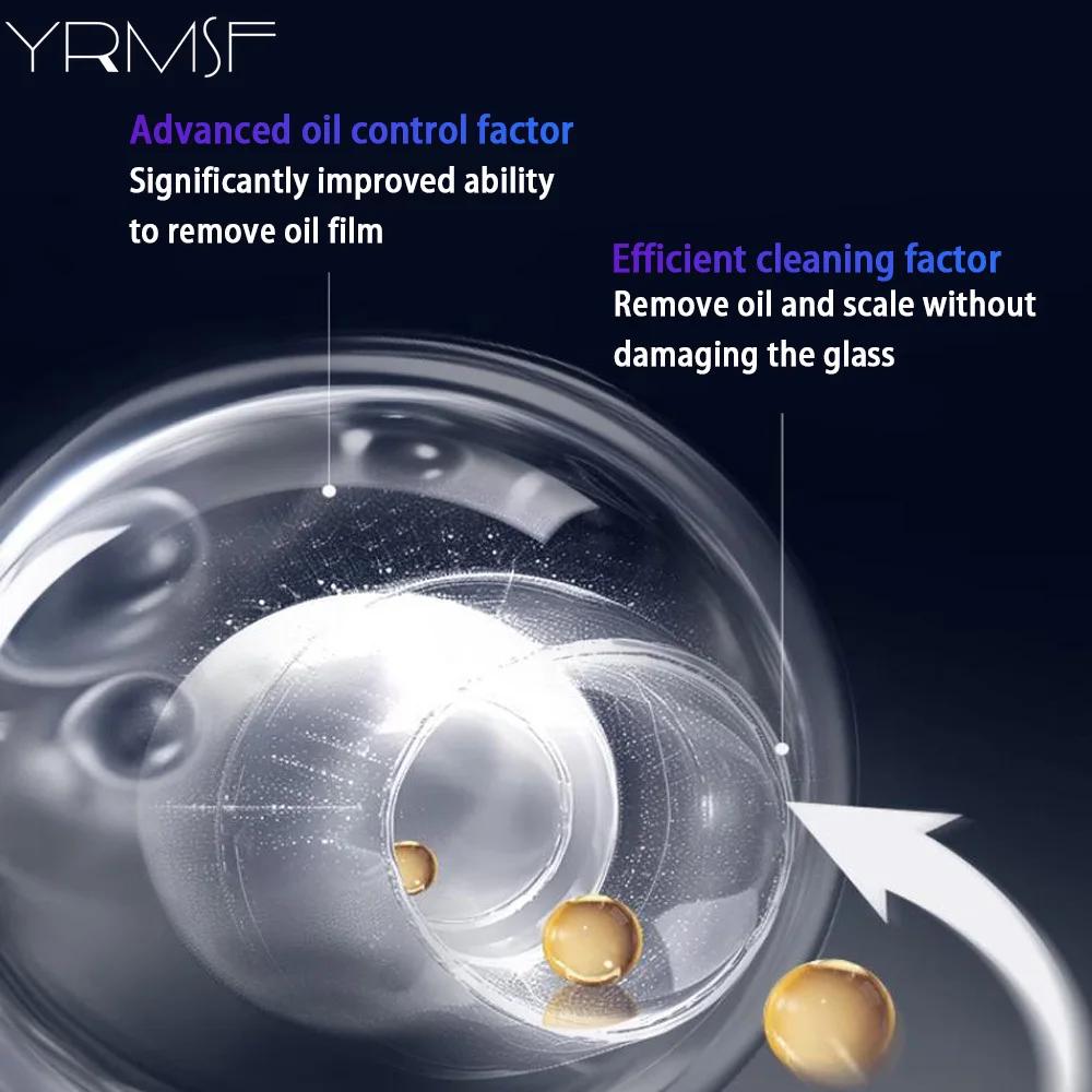 120ml Auto Glass Oil Film Cleaner Car Windshield Cleaning Brush Remove Dirt Rearview Mirror Restor Luster Cleaning Agent Tools