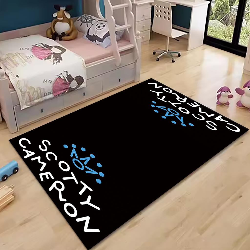 Cartoon Cute Golf brand Carpet Rug for Bedroom Living Room Home Sofa Decoration,Children Game Large Decor Floor Mat