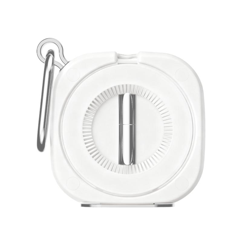 Compact Travel Foldable Magnetic Phone Mount Support Stand With Secure Carabiner Clip And 720° Adjustable Viewing Angle