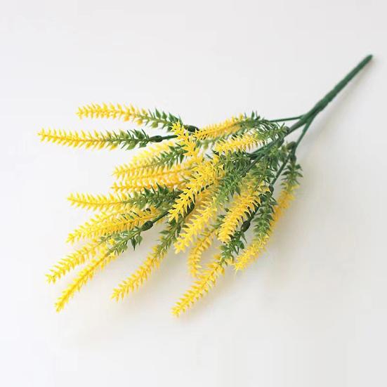 2Pcs Simulated Flowers High Simulation Bright Layered Bouquet No Withering Fading Fake Flower Home Office Decor