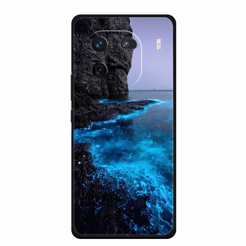 Phone Case For Vivo iQOO 12 Case iQOO12 Pro Funda Black Silicone Soft Back Cover Coque For Vivo iQOO 12 Pro Case 6.78" Capas Bag