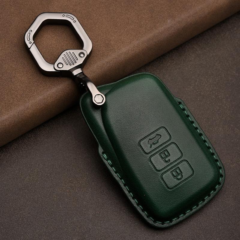 Leder-Fernschlüsselgehäuse-Abdeckungshalter für Lexus ES 300h 350 NX RX GS 250 350 RC 300 IS250 350 200t LS460 mit Schlüsselanhänger
