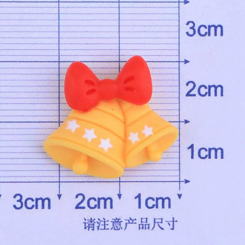 12Pcs New Cute Mini Christmas Series Flat Back Resin Cabochons Scrapbooking DIY Jewelry Craft Decoration Accessorie
