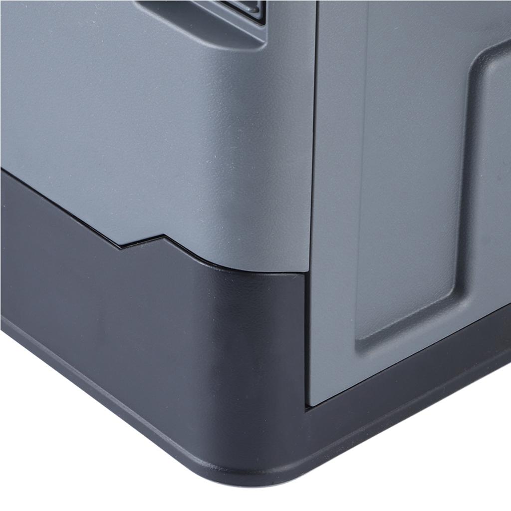 45L Collaps Le Car Storage Box 60kgCelsius132.28 Load High Cover Two Compartments for Home Auto