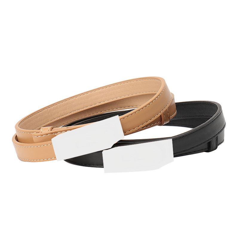New High-end Lock-button Slim Waist Belt Women's Dress, Cinched Waist Sweater, Suit Decoration, Adjustable Women's Belt