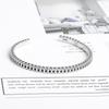 Silver Color Minimalist Dots Pattern Bracelet For Women Men  Fine Jewelry Couple Present