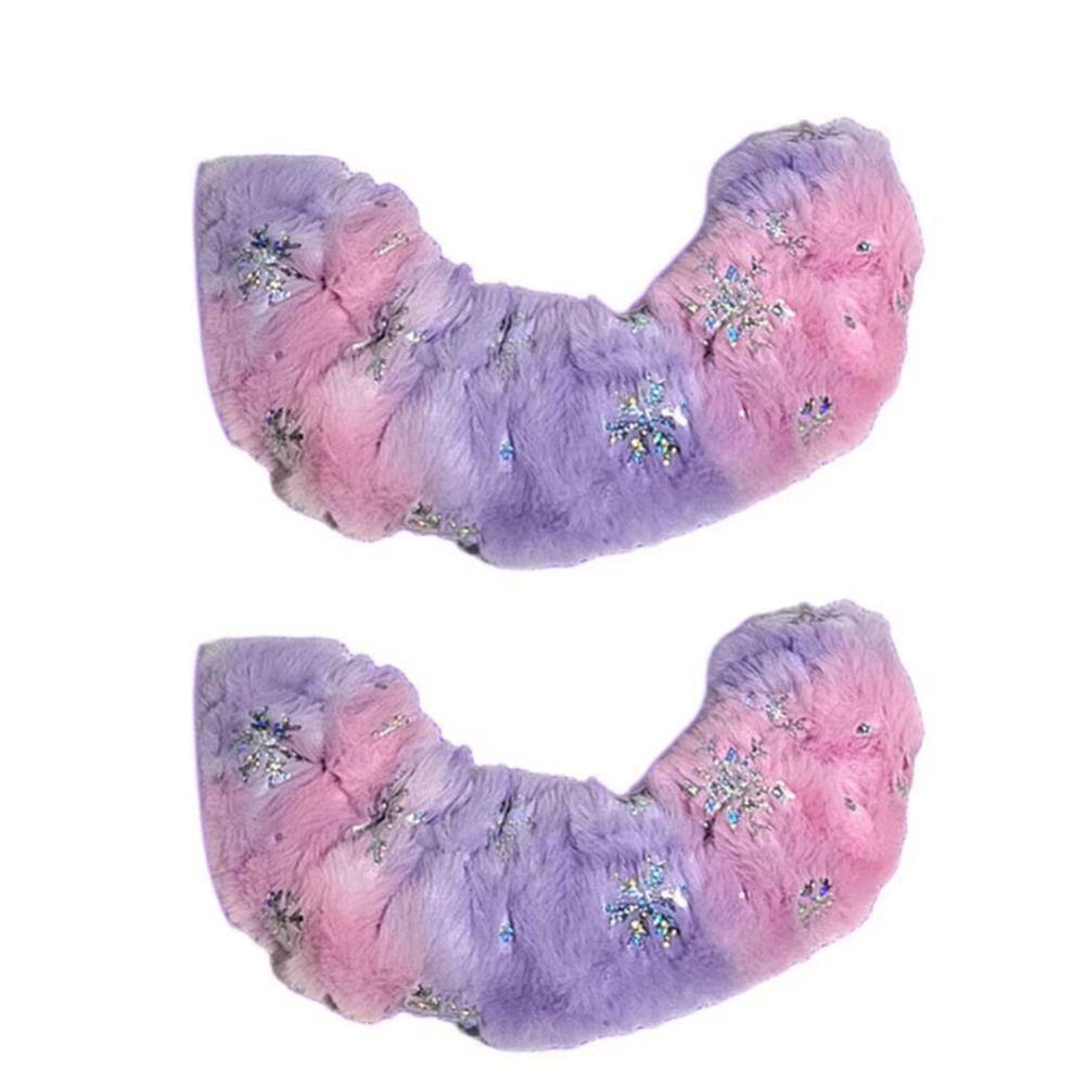 Hockey Skates Ice Skate Shoes Covers Soft Protector Flannel Skate Guards  Men Women