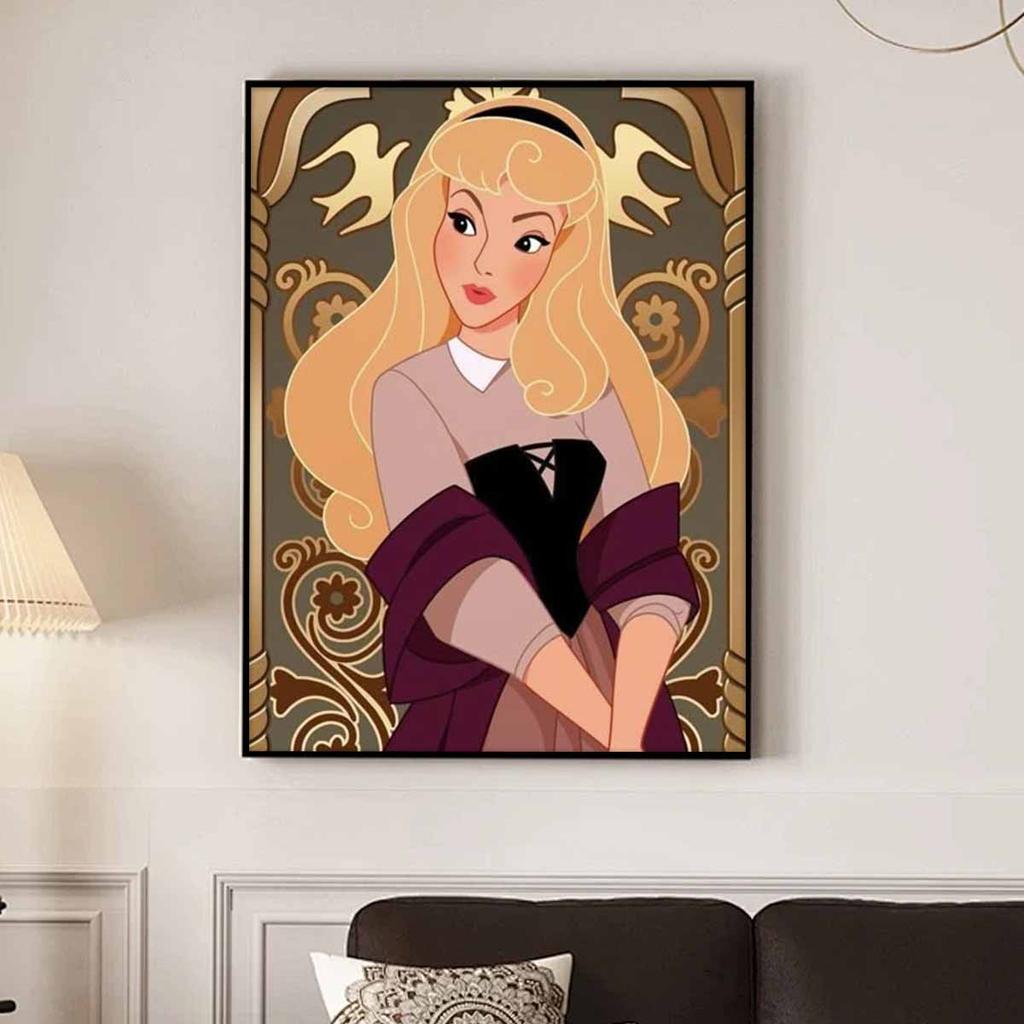 5D Diy Diamond Painting A Mischievous Princess Full Drill Rhinestones Mosaic Embroidery Handmade Products Home Decor Gift