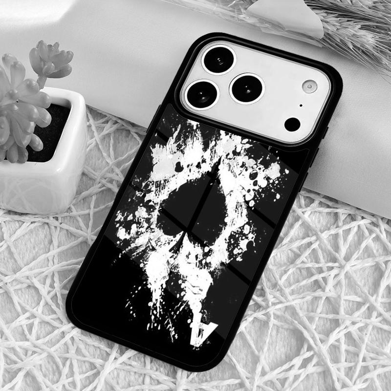 Pik Poker Spielkarten Ass Kunst Stoßfeste Handyhülle für iPhone 17 Air 16e 15 11 12 14 13 Pro Max Hülle Coque