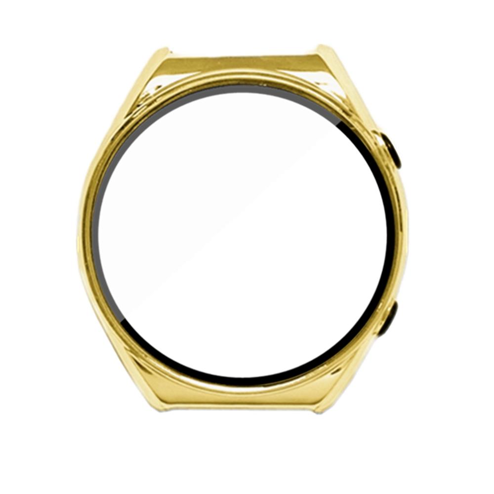 

Полный защитный чехол для Xiaomi Watch S1, чехол-накладка с защитой экрана, гальванизированный ПК, жесткий корпус с закаленным стеклом, аксессуары For Xiaomi Watch S1 золотой