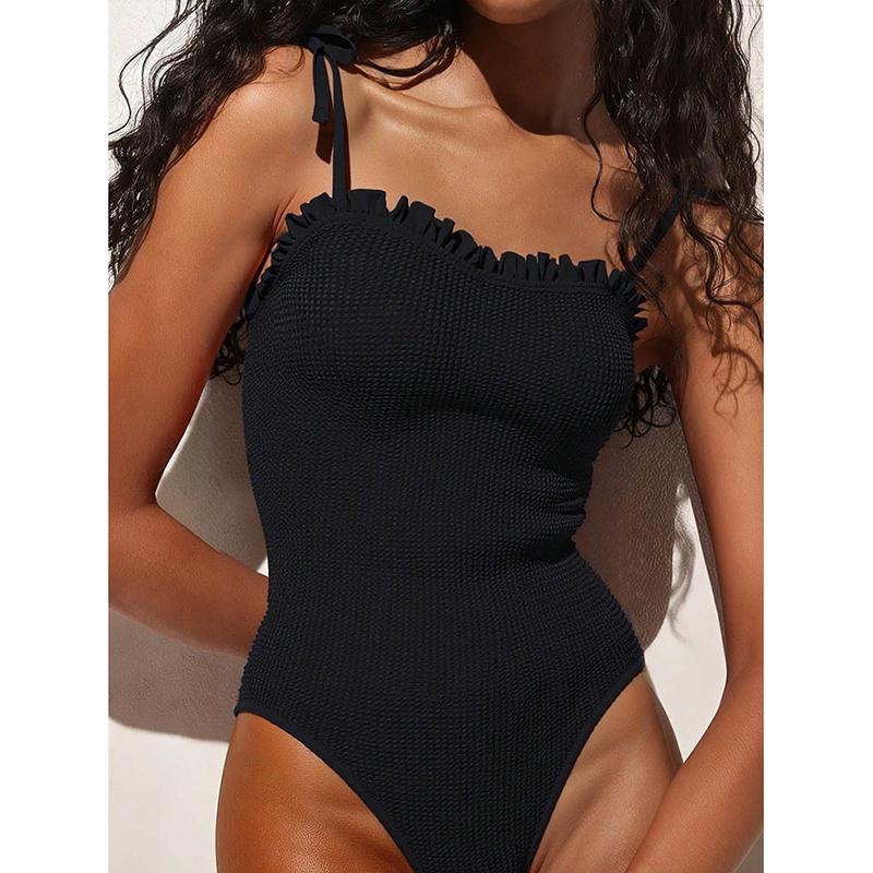 New Black Sexy One Piece Swimsuits Closed Women Swimwear Push Up Swimming Wear Body Bathing Suits Beachwear Pool Bather