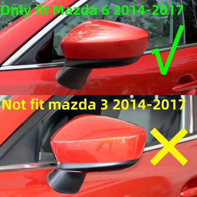 LHD Car Door Side Rearview Mirror Lower Cover Wing Shell Housing Base Cap For Mazda 6 Atenza GJ 2014-2017