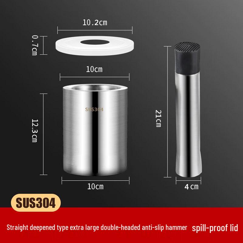 304 Stainless Steel Mortar and Pestle