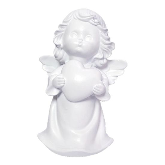 Malá soška anděla Pryskyřičná figurka cherubína Modlící se andělská socha pro domácí kancelář Polička Stolní skříňka Dekorace