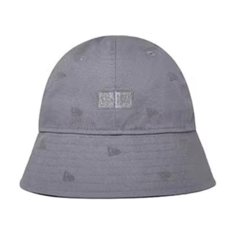 New Era New York Flag Fully Printed Embroidered Logo Hat Casual Street Sun Hat Cotton Fisherman Hat Men and Women Same Style Couple Gray 14384882
