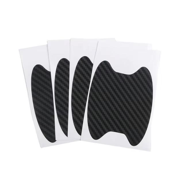 

4Pcs/Set Car Door Sticker Carbon Fiber Scratches Resistant Cover Auto Handle Protection Film Exterior Styling Car Accessories