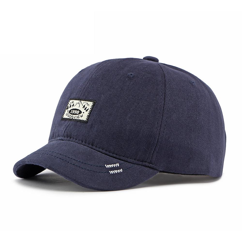 Cotton Short Brim Baseball Cap Unisex Outdoor Sunscreen Hat