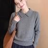 La Chapelle Minimalist Commuter Short-Sleeve Polo Knit Top