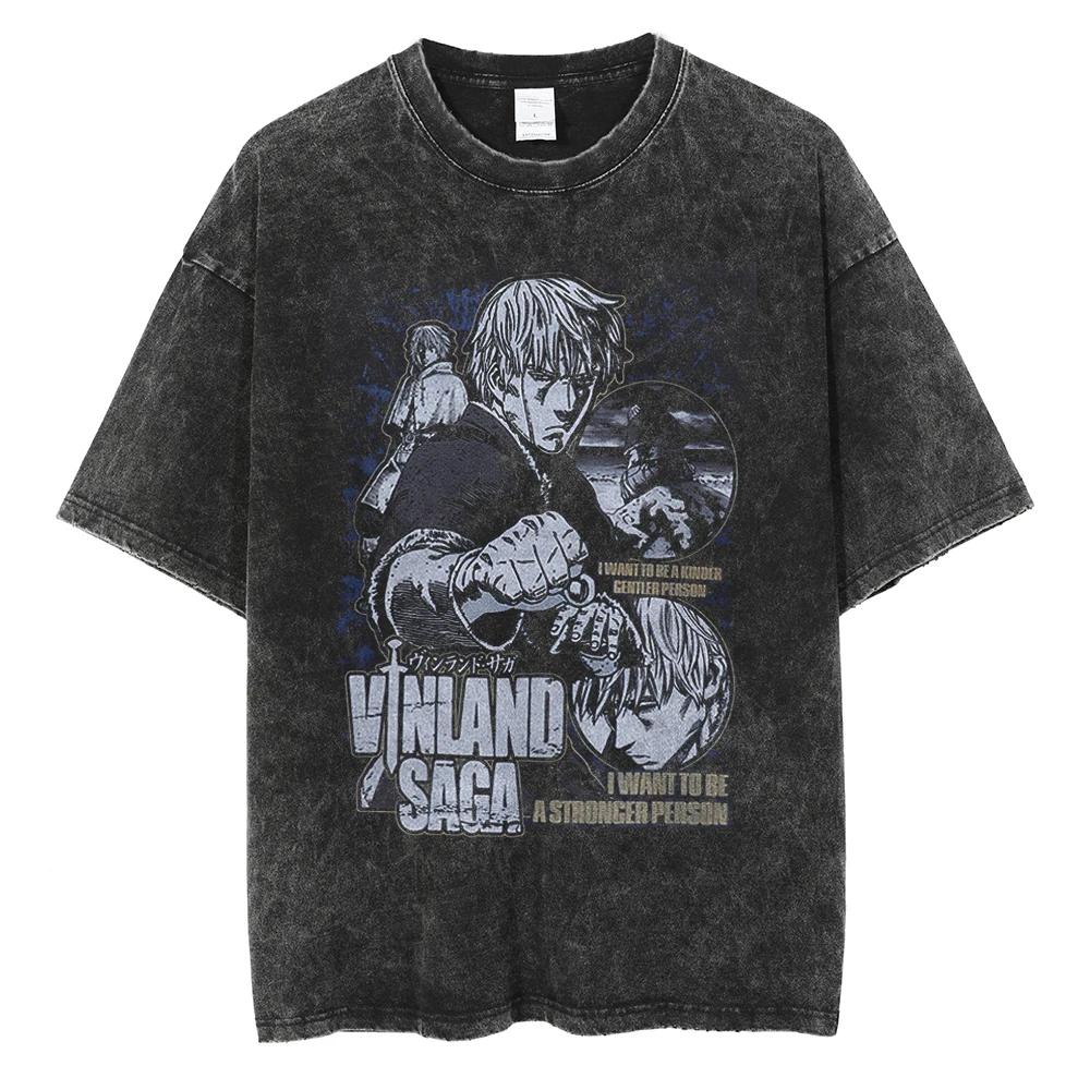 

2026 VINLAND SAGA Манга Футболка Для Чоловіків Жінок Футболка Прана Бавовняна Футболка Одяг Літня З Коротким Рукавом Круглий Виріз Футболки Стрітвеар S бежевий