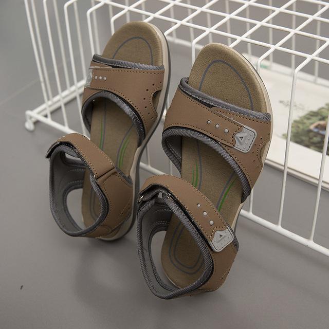 Большие размеры 35-43 женские пляжные сандалии летняя обувь для отдыха на открытом — фото 9