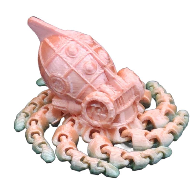 3D Printed Octopus 3D Printed Horse 3D Printed Animal Home Office Desktop Crafts Ornament Creative Gifts 3D Printed Animal Toy