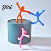 Creative Building Sets Magnetic Stick Figure Fidget Toy Bendable Magnet Multi-Color Matchman Fridge Innovative Whiteboard Accessories for Note Photo