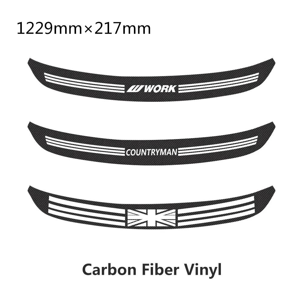 Auto Achterbumper Kofferbak Sticker Laadrand Beschermer Beschermrand Trim Koolstofvezel Union Jack Decoratie Voor MINI Cooper R60 Countryman