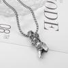 Gothic Prisoner of War Female Statue Pendant Necklace Personality Heavy Industry Fashion Trend Punk Hip-Hop Rock Jewelry Gift