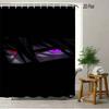 2D Flat Naruto Anime Minato Namikaze Collage Print Waterproof Shower Curtain For Bathroom Decor