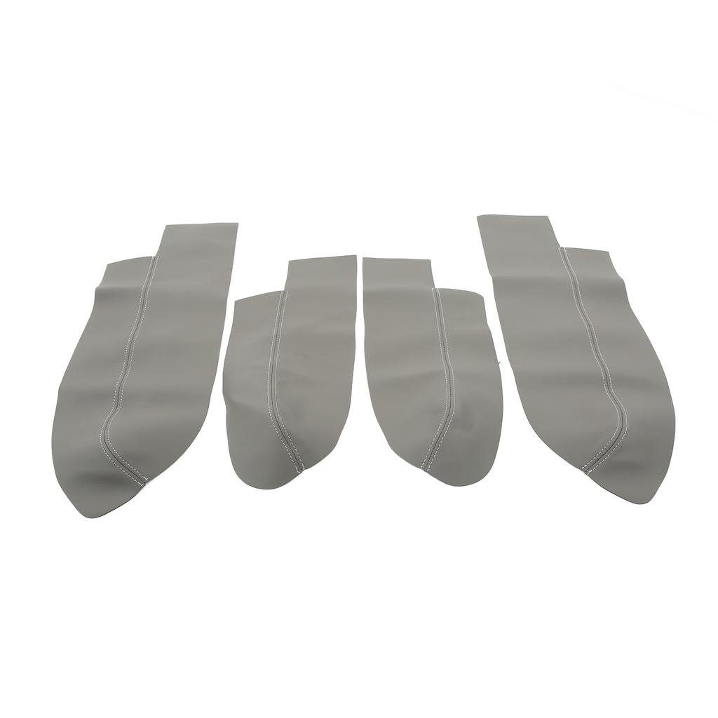 4PcsSet Car Front Rear Door Panel Armrest Cover Microfiber Leather Replacement for CRV