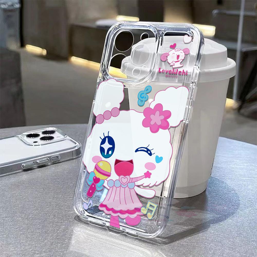 

Cute Tamagotchis Phone Case For IPhone 16 16e 15 14 13 12 11 Mini Pro Max X XR XSMax 7 8 Plus Transparent Soft TPU Back Cover iPhone X(XS)