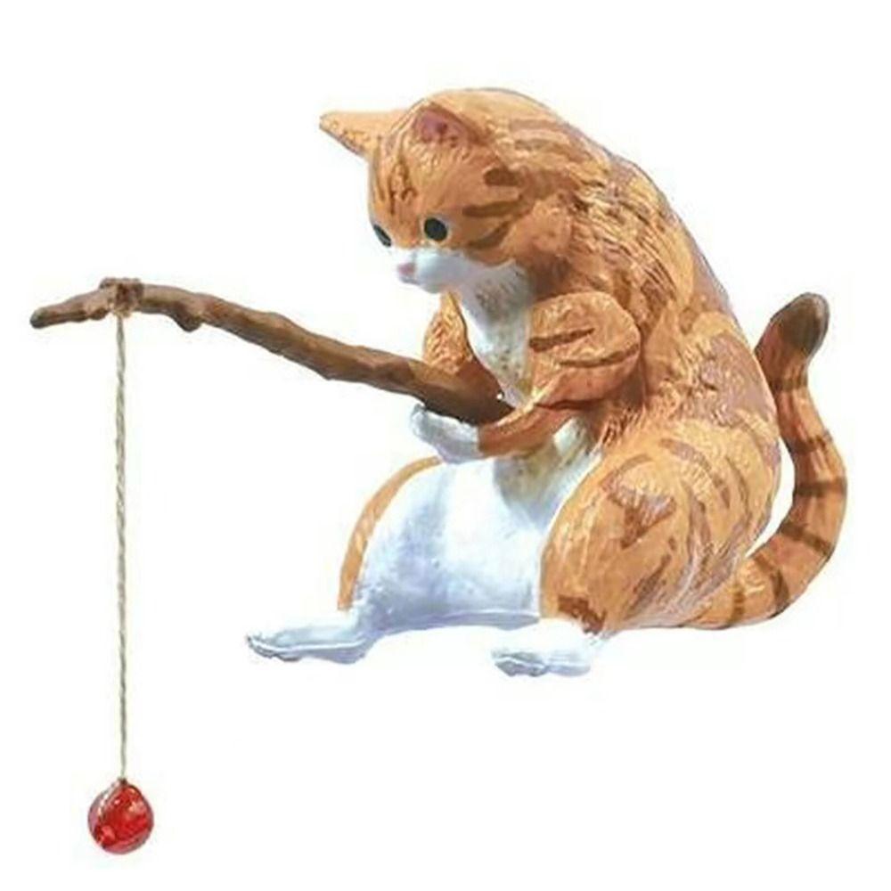Aquascape Decorative Fishing Kittens DIY Cat Fishing Ornament New Fishing Cat Ornaments  Car