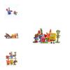 6pcs Set Spongebob Squarepants Figures Featuring Patrick Star And Squidward For Kids' Cake Toppers
