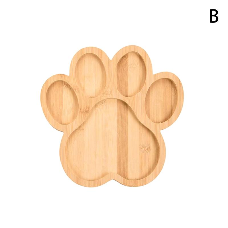 

Поднос для костей щенка Детские Собачьи кости Завтрак Закуски Блюда Ручная работа Доска Дерево Кухонная посуда