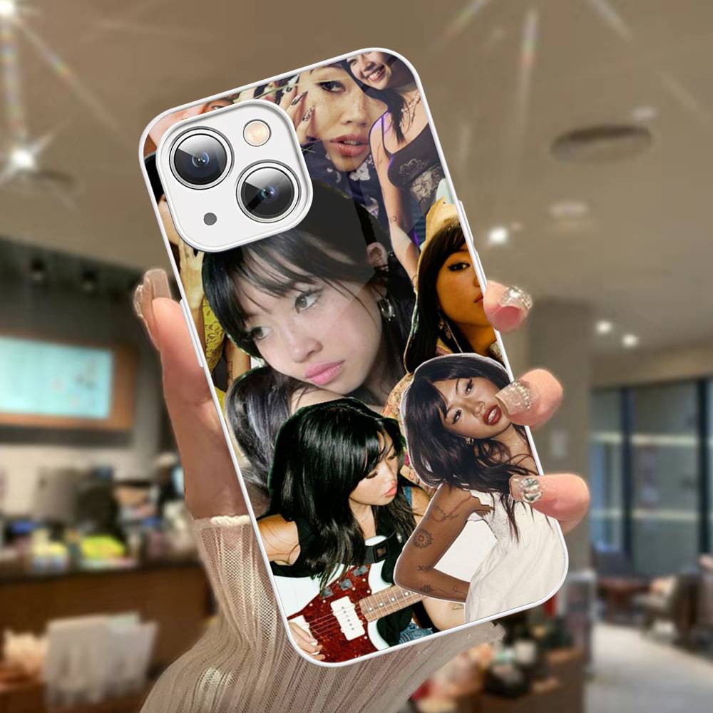Singer B-Beabadoobee Tempered Glass For Iphone 14 13 12 11 Pro Mini XS MAX 14Plus X XS XR Fundas