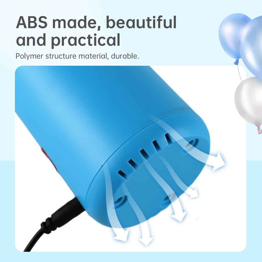 Mini Electric Balloon Pump Blower Machine with Press and Auto Inflate Balloon Anti-slip Air Pump for Helium Balloon All Balloon