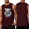 Ärmelloses Tanktop für Herren, lässiges Sommerhemd, lockere Passform, leicht, atmungsaktiv, Muskel-T-Shirt für Outdoor-Sport und Alltag
