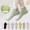 Summer Thin Pure Cotton Anti-odor and Anti-athlete Socks That Won't Fall Off, and White Sports Women's Spring and Summer Boat Socks