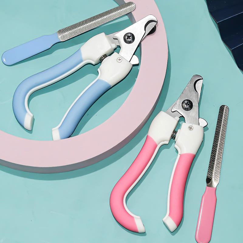 Pet Cat Dog Nail Clipper Cutter Stainless Steel Grooming Scissors Clippers Claw Nail Scissors W/ Lock Labor-Saving Nail Clipper