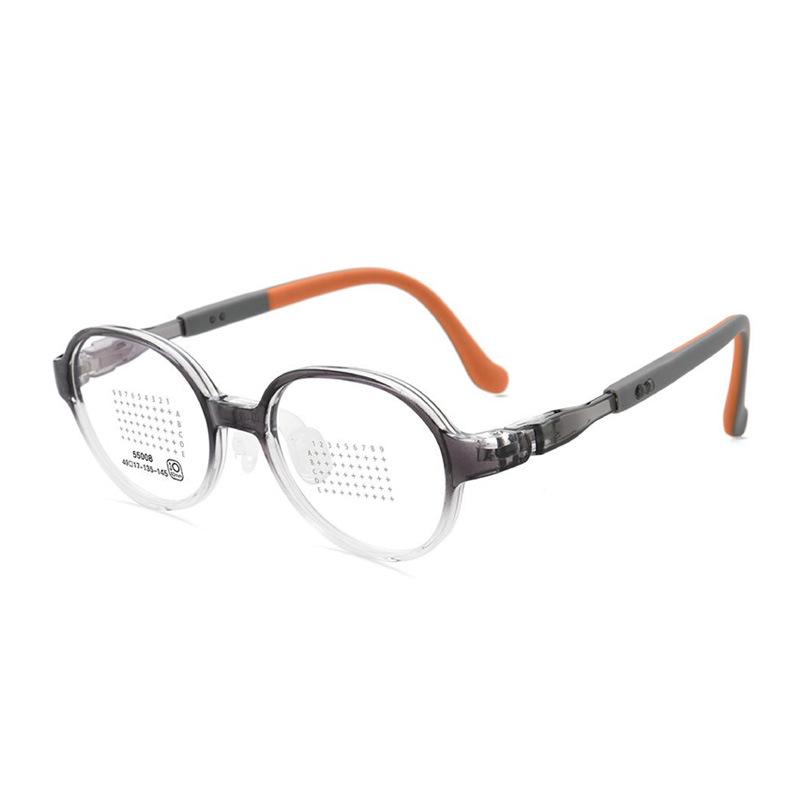 

Детские ретро оправы для очков TR90 из силикона с нескользящими регулируемыми дужками