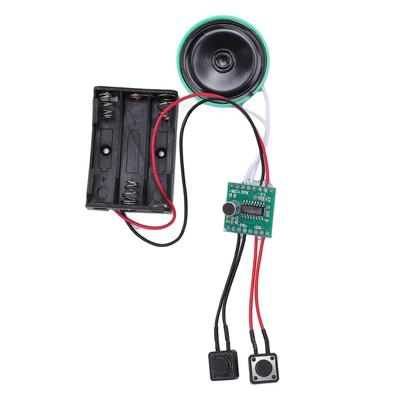 Greeting Card Voice Module 30 Seconds Single Play 4.5V AAA Battery Powered Clear Sound Card Recordab