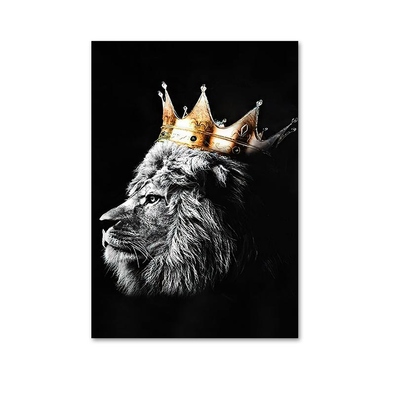 

Черно-белый лев холст картины постеры и принты современные животные настенные картины для офиса жизни домашнего декора Cuadros 30x40cm No Framed