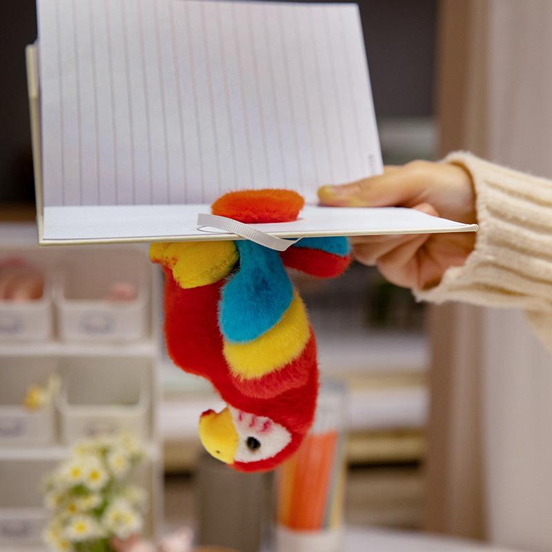 Magnetic Shoulder Parrot Plush Toy - Bird Doll Curtain Holder & Holiday Gift for Her