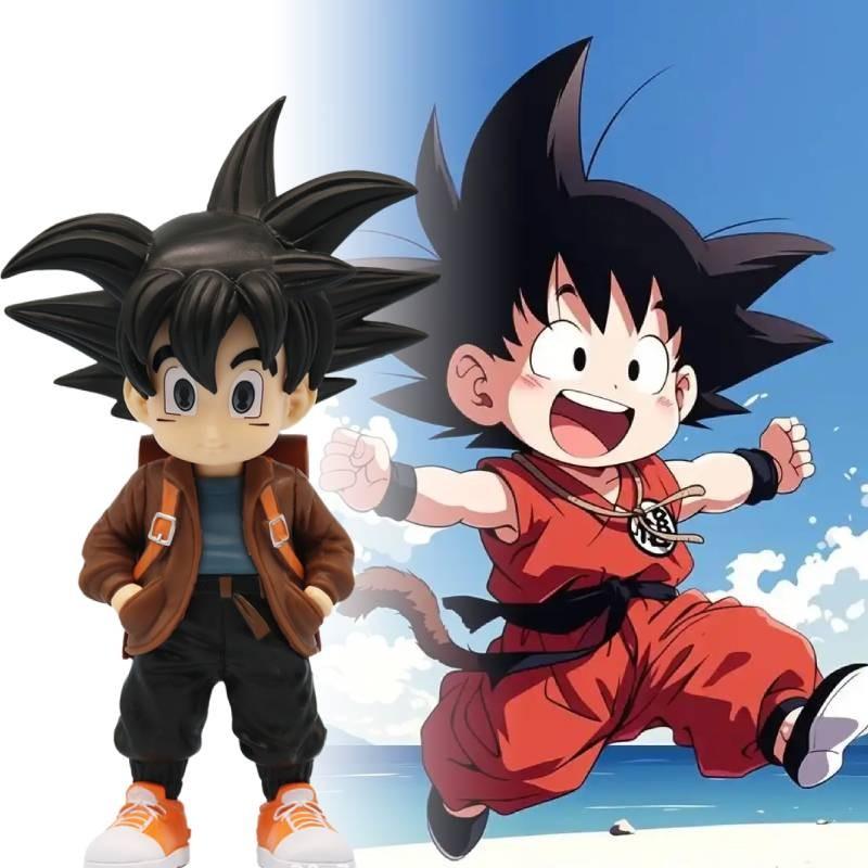 Son Dragon Ball Goten Figurine Q Version Student Model Anime Statuary Toys Gift