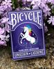 Bicycle playing 88 x 63 mm PC808UNI UNICORN cards, (poker size),