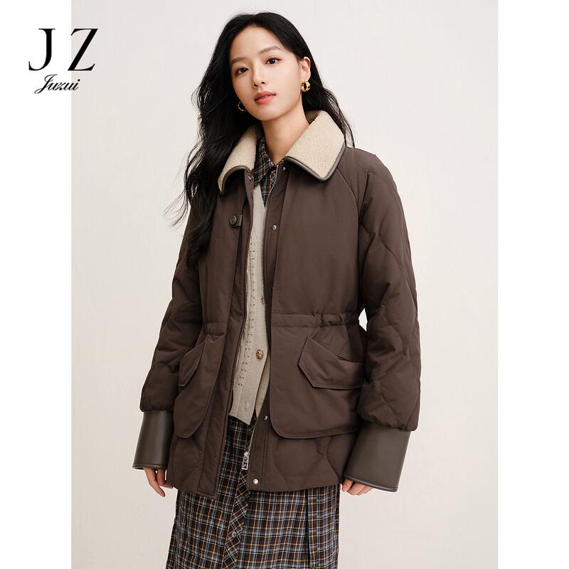 JUZUI Women's Barn Style Duck Down Puffer Jacket