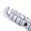 Wilkinson GTB Adjustable Wraparound Bridge/Tailpiece for Les Paul-Style Electric Guitars, Chrome