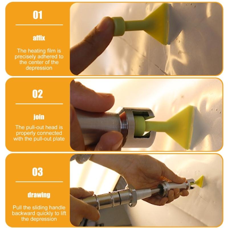 Easy To Use Dent Removal Hammer Carbon Steel Small Pull Hammer Simple To Operate Tool for Various Size Of Car Dents