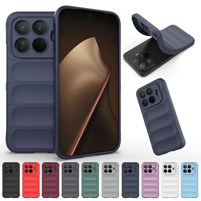Soft Silicone Case for Xiaomi 15T Pro Shockproof Anti-slip Protective Back Case Cover Xiaomi 15 Pro Fundas Para Xiaomi 17 Pro